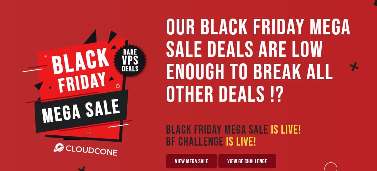 Cloudcone Black Friday Super Sale